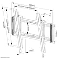 Miniatyrbillede 6 af 10: Neomounts WL35-550BL14 Tilting Wall Mount til skærme op til 65 tommer sort
