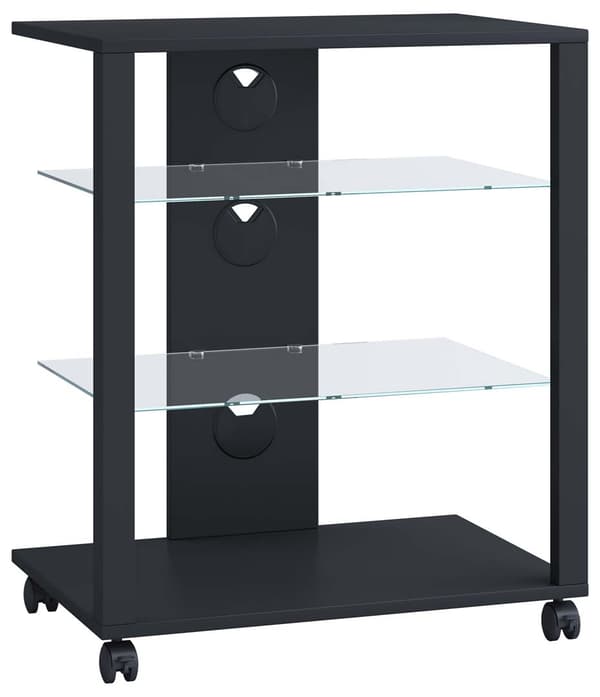 FolasR Hifi møbel 3 hylder sort.
