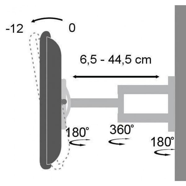 TV-teline Techly ICA-LCD 2903 19" 37" 25 kg