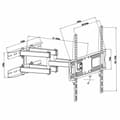 Miniatyrbillede 3 af 4: TV-holder MacLean MC-760 32" 55" 26" 30 Kg