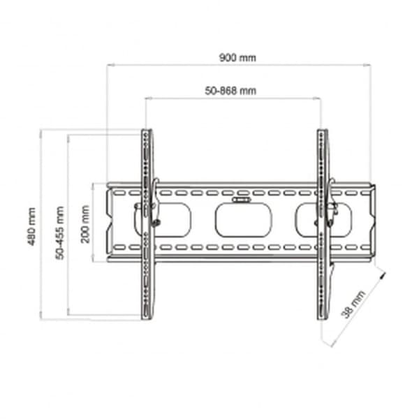 TV-fäste RAMT AR-11 70" 42" 100 kg