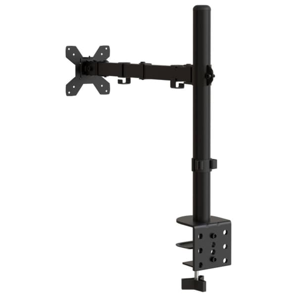 vidaXL Skjermfeste svart stål VESA 75/100 mm