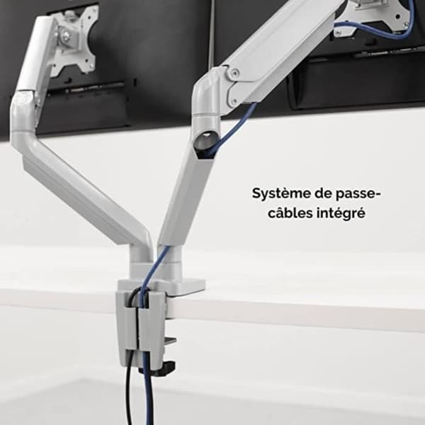 Fellowes Platinum Series Double Monitor Arm - Grå