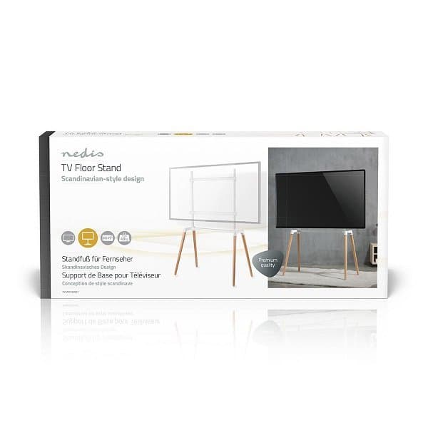 Nedis TVSM7250WT TV display 60"-75" līdz 40 kg "Scandinavian design"
