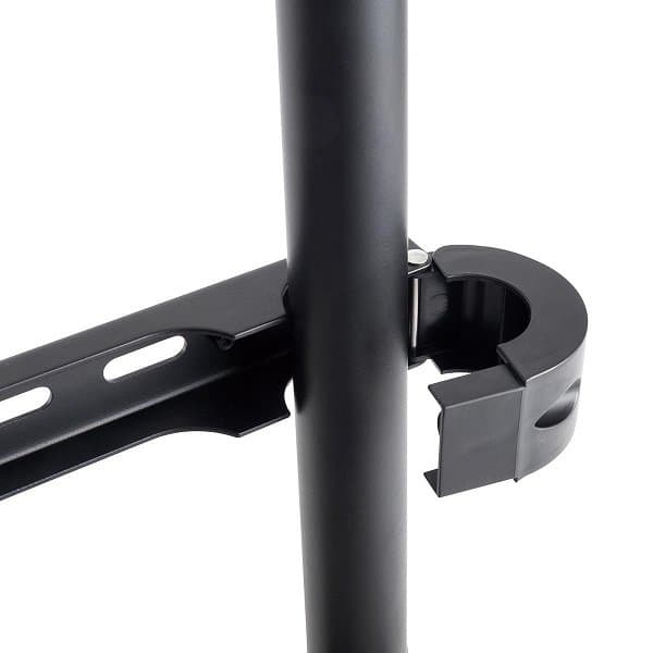 NEDIS podlahový TV stojan/ 60 - 75"/ 40 kg/ Skandinávské Provedení/ Protiskluzový popruh/ Snap-lock/ černý