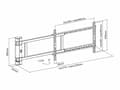 Miniatyrbillede 7 af 7: Multibrackets M Motorized Swing Mount X-Large (RF) | VESA 200x200-600x400 | Max 50kg | Black