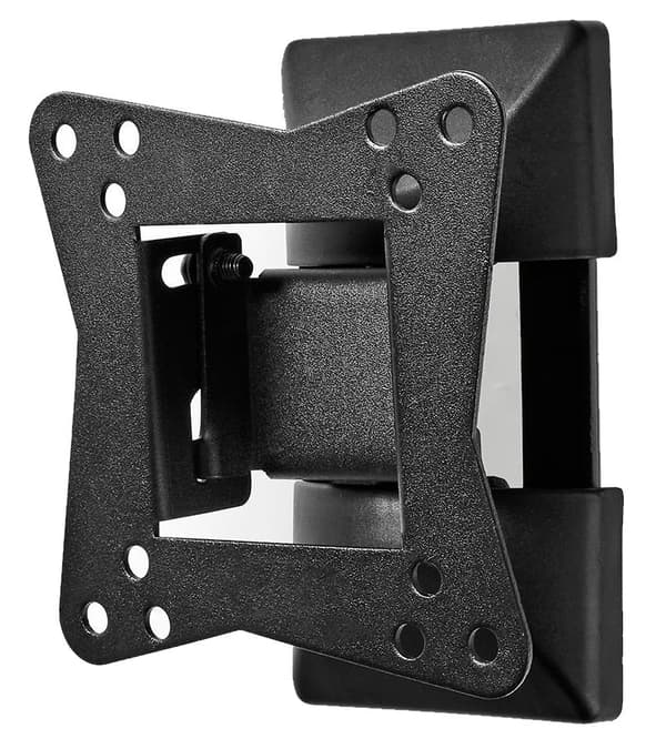 NEDIS nástěnný držák pro LCD a TV/ 10 - 32 "/ nosnost 30 kg/ náklon ± 15°/ otáčení 70°/ kloubový (1 kloub) Svart