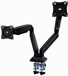 Gembird MA-DA2-03 monitor mount / stand 88.9 cm (35") Desk Black Sort