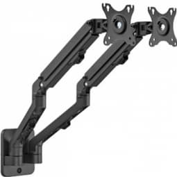 Gembird MA-WA2-01 monitor mount / stand 68.6 cm (27") Black Wall Sort