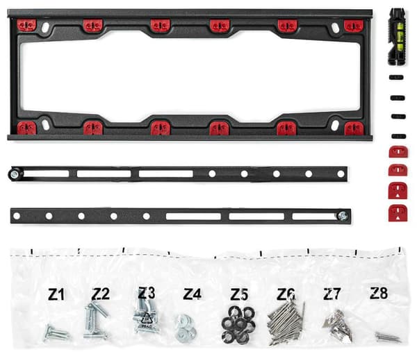 NEDIS nástěnný držák TV do sádrokartonu/ 23 - 55"/ nosnost 35 kg/ vzdálenost od stěny 28 mm/ fixní/ ocel/ černý Sort