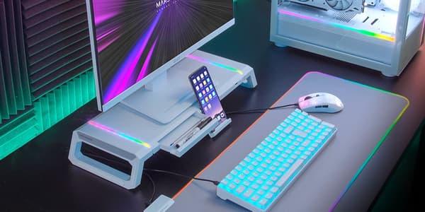 Mars Gaming MGS-ONE Monitor Stand Chroma RGB / USB 2.0