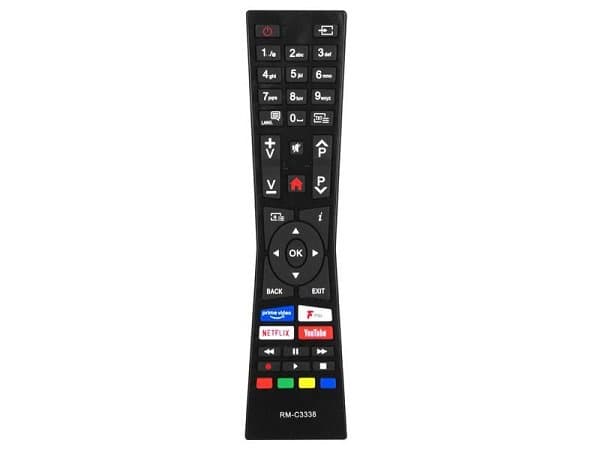 Lamex LXP3338 TV remote control TV LCD / LED JVC / VESTEL / HYUNDAI RM-C3338 NETFLIX / YOUTUBE / PRIME VIDEO