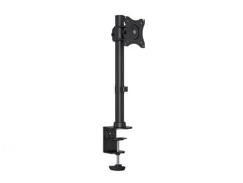 Multibrackets M Deskstand Basic Single | VESA 75x75-100x100 | Max 10kg | Desk clamp | Black Svart