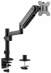 Gembird MA-DA1P-01 Adjustable desk display mounting arm, 17”-32”, up to 9 kg Sort