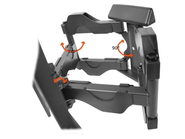 Lamex LXLCD102 TV Swivel Wall Mount for TVs up to 75" / 50kg