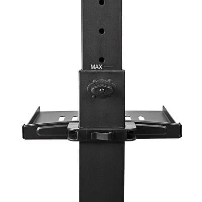 NEDIS podlahový TV stojan/ 32 - 55"/ 35kg/ Design Premium Column/ Snap-lock/ ocel/ černý