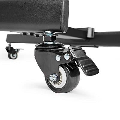 NEDIS podlahový TV stojan/ 32 - 55"/ 35kg/ Design Premium Column/ Snap-lock/ ocel/ černý