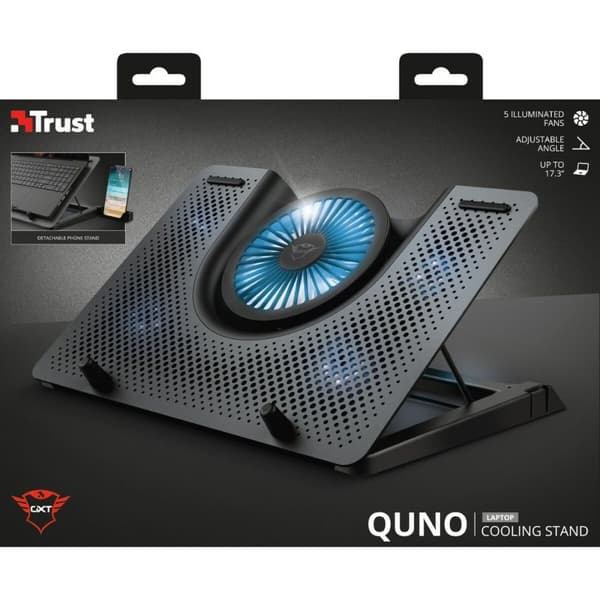 Vægkonsol Trust GXT 1125 Quno Sort 40 x 5 x 28 cm