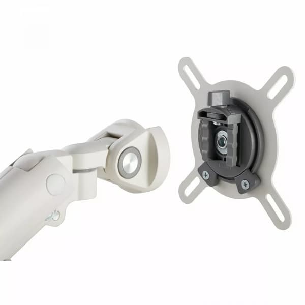 Skrivebordsbeslag til monitor LED/LCD 17-32" ART L-19GD gasassistance 2-9 kg 2x USB 3.0 Hvid