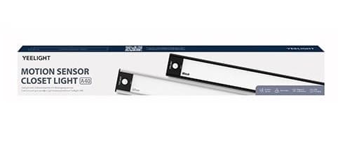 Yeelight Closet Light YLCG006 LED-liiketunnistin vaatekaappivalo 60 cm 2700K (hopea) Hopea, Valkoinen