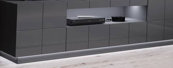 Cama LED-belysning RTV-skåp REJA vit