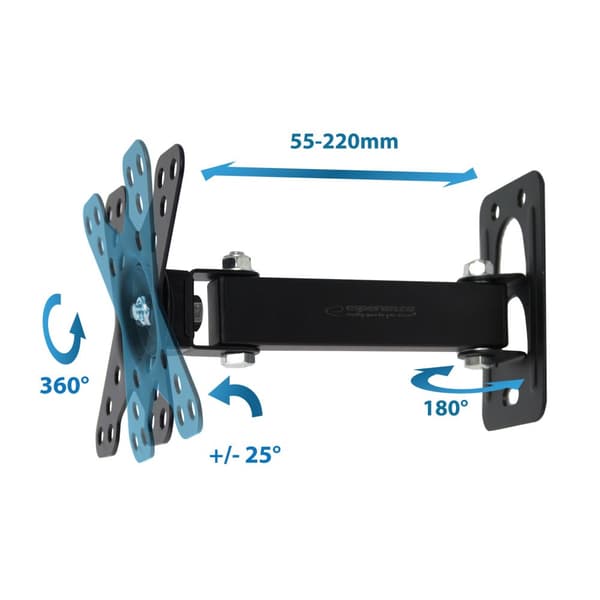 Esperanza ERW011 TV-teline 12-50'' 20kg asti