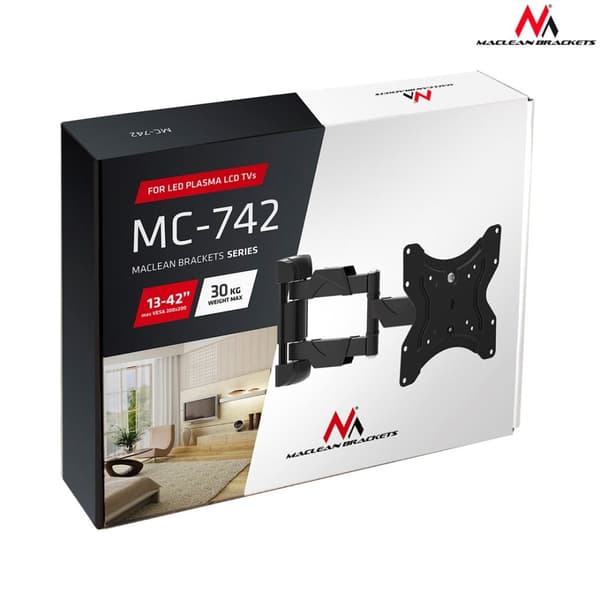 Maclean MC-742 TV-fatning 106,7 cm (42") Sort