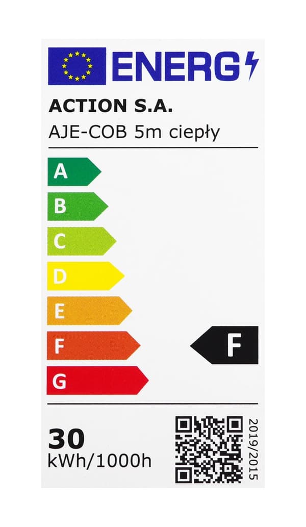 Activejet AJE-COB 5m ciep strip light Universal strip light Indendørs