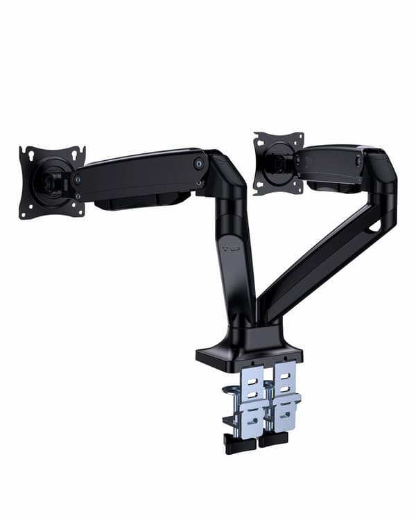 Gembird MA-DA2-03 Full-motion skrivebord 2-skærms monteringsarm, 17"-35", op til 10 kg
