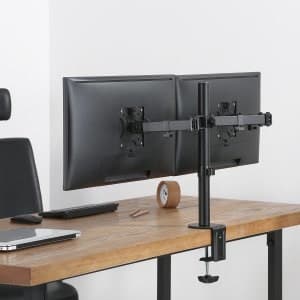 Maclean MC-884 skærmbeslag / stativ 81,3 cm (32") sort skrivebord