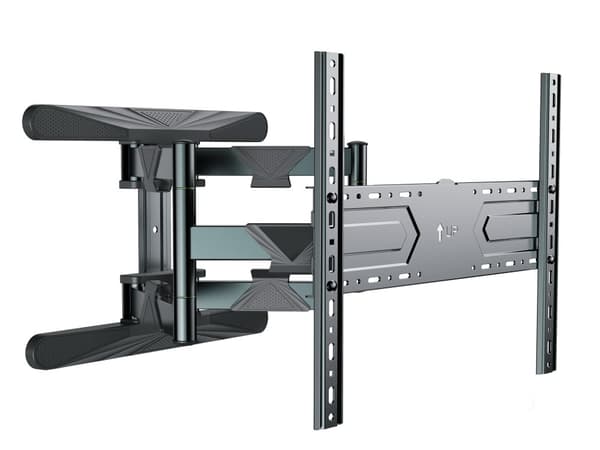 Gembird WM-80ST-01 TV-vægbeslag i fuld bevægelse, 40"-80" (50 kg) Stål