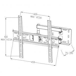 Monter til 22"-55" TV ART AR-53 35KG