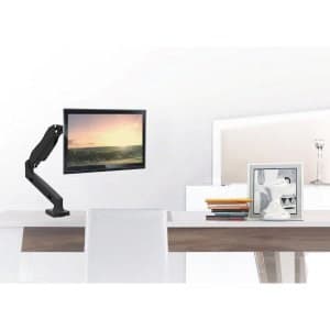 Maclean MC-860 näyttöteline / teline 68,6 cm (27") musta työpöytä