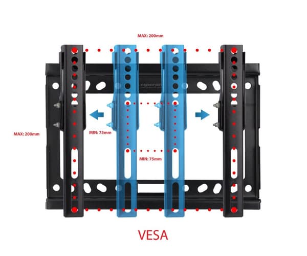 Esperanza ERW010 TV-fatning 14-50'' op til 25 kg