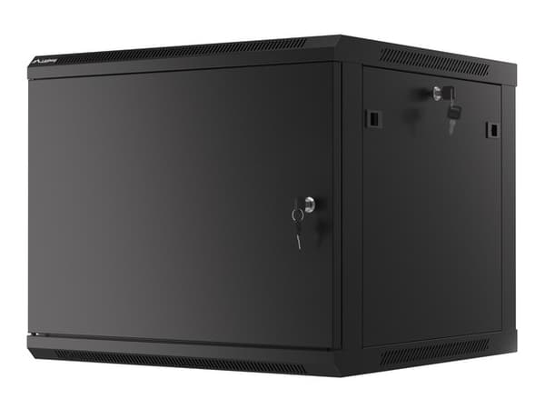 Lanberg WF01-6609-00B rack cabinet 9U Wall mounted rack Black