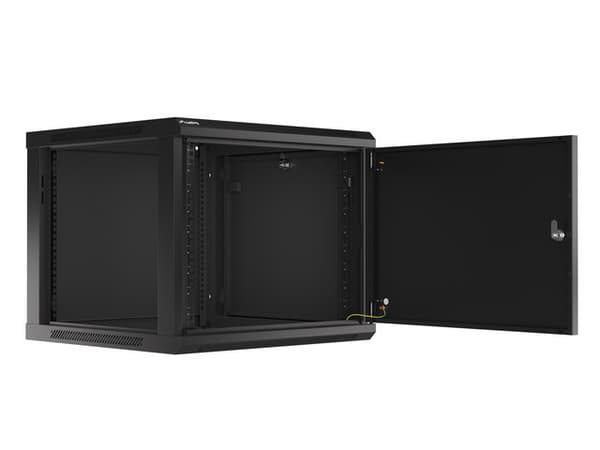 Lanberg WF01-6609-00B rack cabinet 9U Wall mounted rack Black