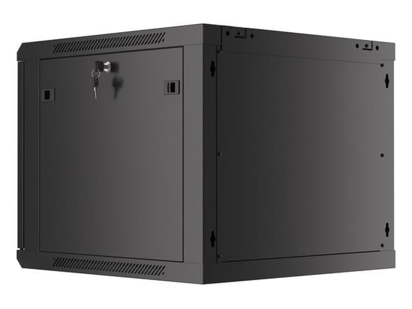 Lanberg WF01-6609-00B rack cabinet 9U Wall mounted rack Black