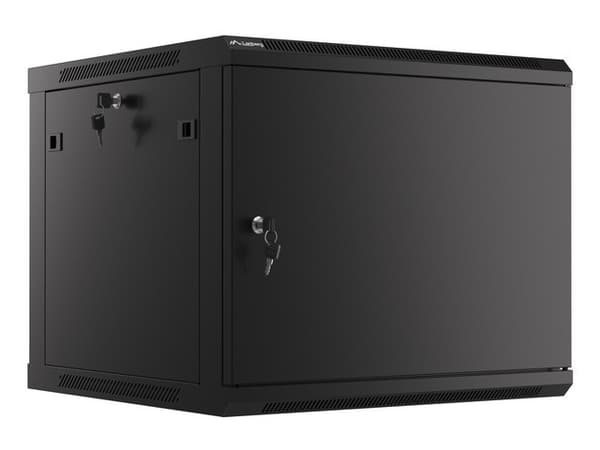 Lanberg WF01-6609-00B rack cabinet 9U Wall mounted rack Black