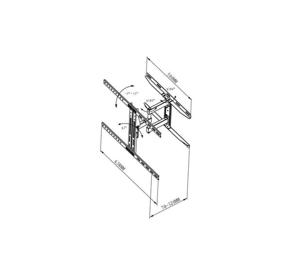 Vivanco veggfeste Motion BFMO 6060