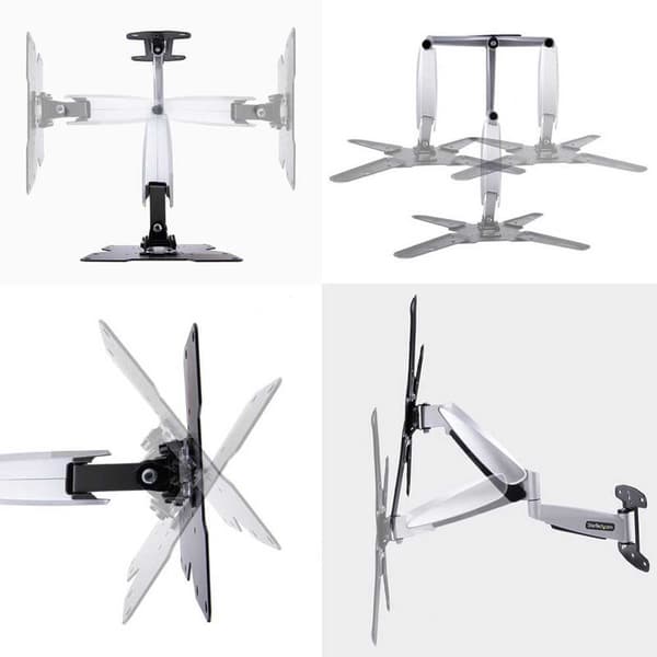 Startech Vägg-tv-fäste Swivel 55´´ Silver