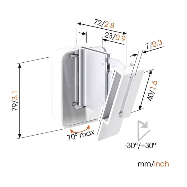 Vogels Sound 3200 Speaker Wall Mount Hvid