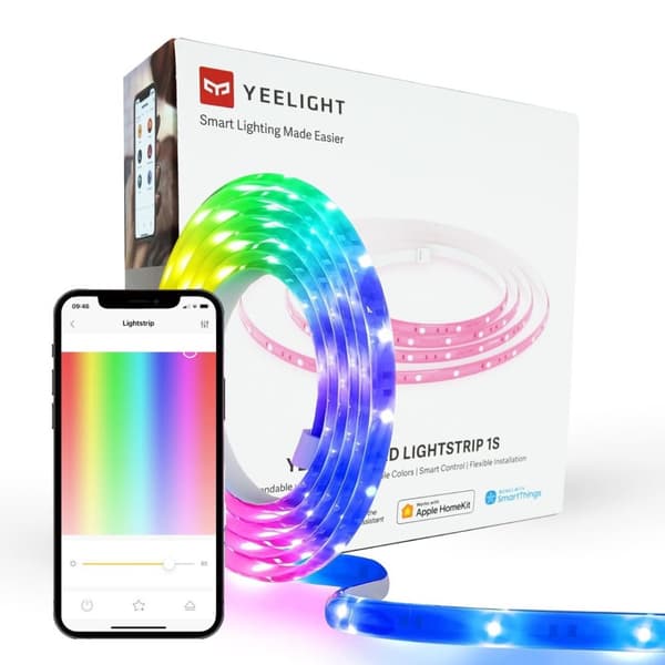 Yeelight LED Lightstrip 1S Yleisvalonauha sisäkäyttöön 7,5 WA 2000 mm Läpinäkyvä, Valkoinen