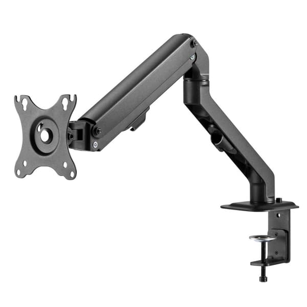 Maclean MC-906 näyttöteline pidike pöytäteline 17" - 27" säädettävä pyörivä VESA 8 kg