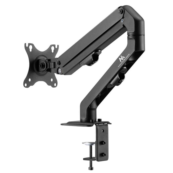 Maclean MC-906 näyttöteline pidike pöytäteline 17" - 27" säädettävä pyörivä VESA 8 kg