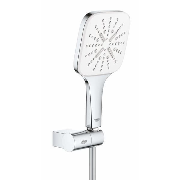Stödmur - GROHE - 26588LS0 - Rainshower 130 - 3 Jettyper - Vit Måne