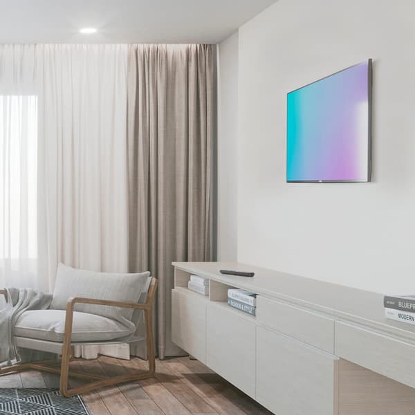 Veggfeste Fast 32"-75" Svart