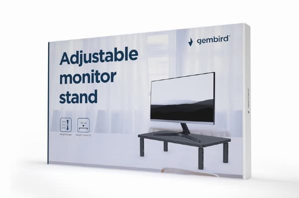 Gembird MS-TABLE-01 näyttöteline/teline Musta pöytä