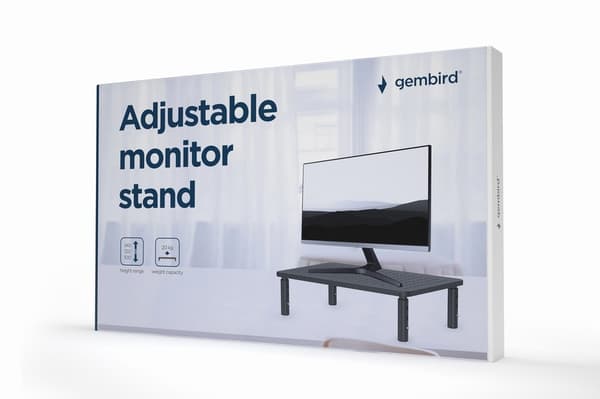 Gembird MS-TABLE-01 näyttöteline/teline Musta pöytä