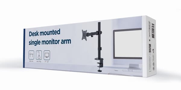 Gembird MA-D1-03 Pöytään kiinnitettävä yhden näytön varsi, 17"-32", 9kg