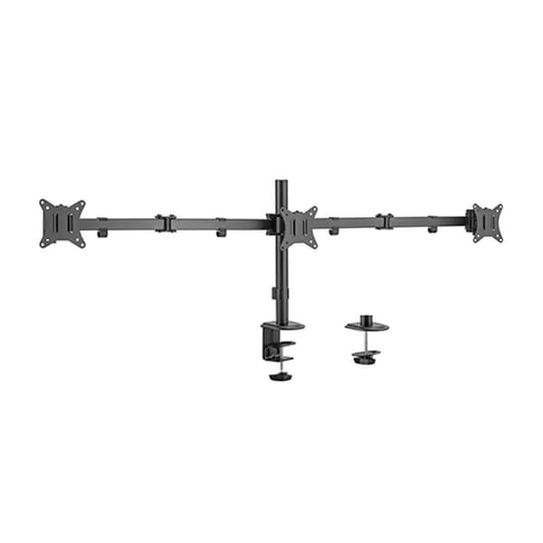 Skærm bord støtte GEMBIRD MA-D3-01 17" 27" Sort